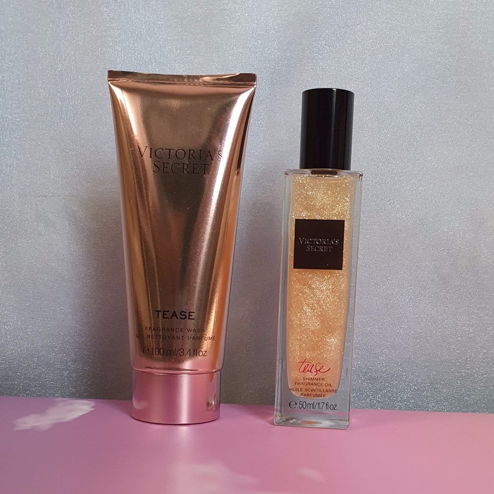 Victoria's Secret Tease Shimmer Fragrance Oil Wash